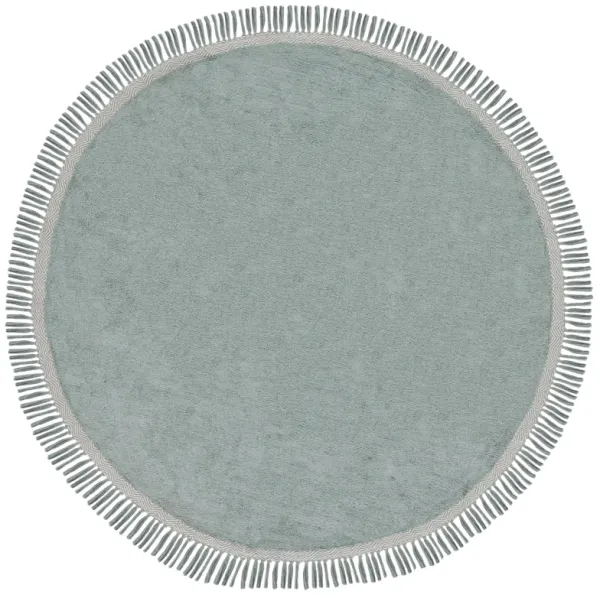 EASY CARE Hand Woven 7' x 7' Round area rug