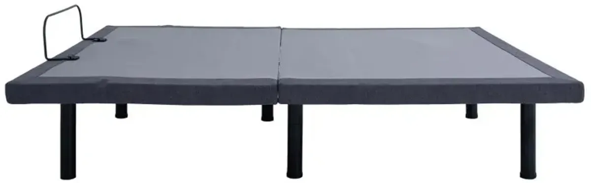 Clara Full Adjustable Bed Base Grey and Black