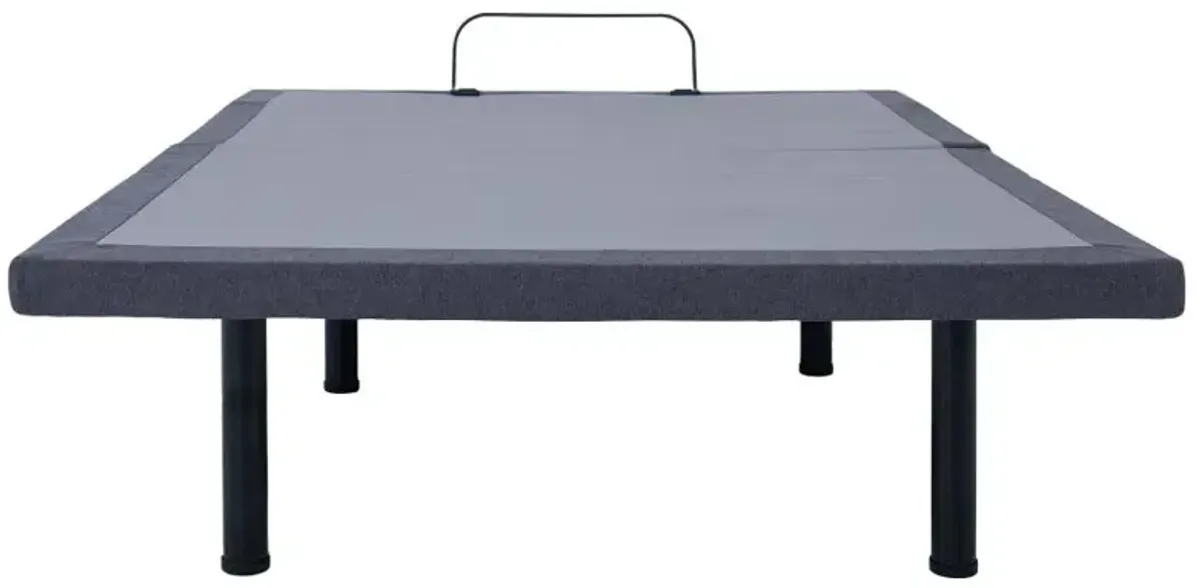 Clara Full Adjustable Bed Base Grey and Black