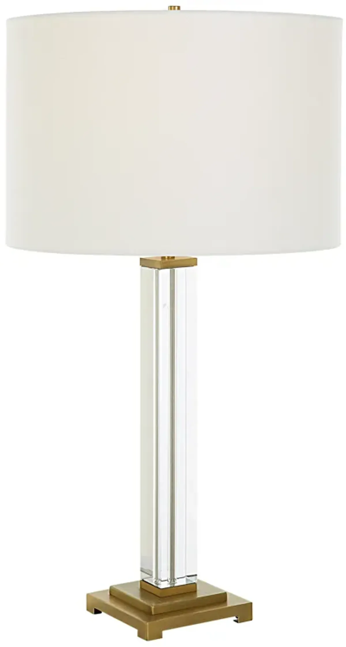 Crystal Column Table Lamp