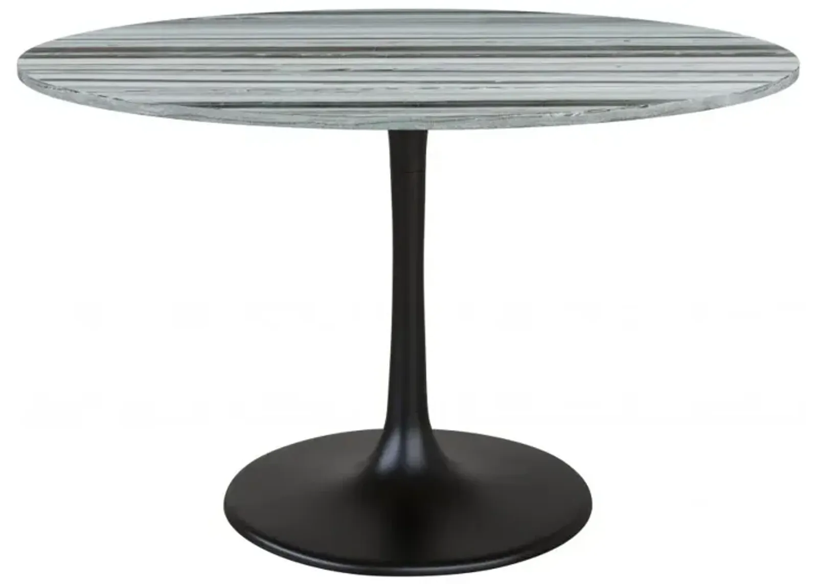 Central City Dining Table Gray & Black