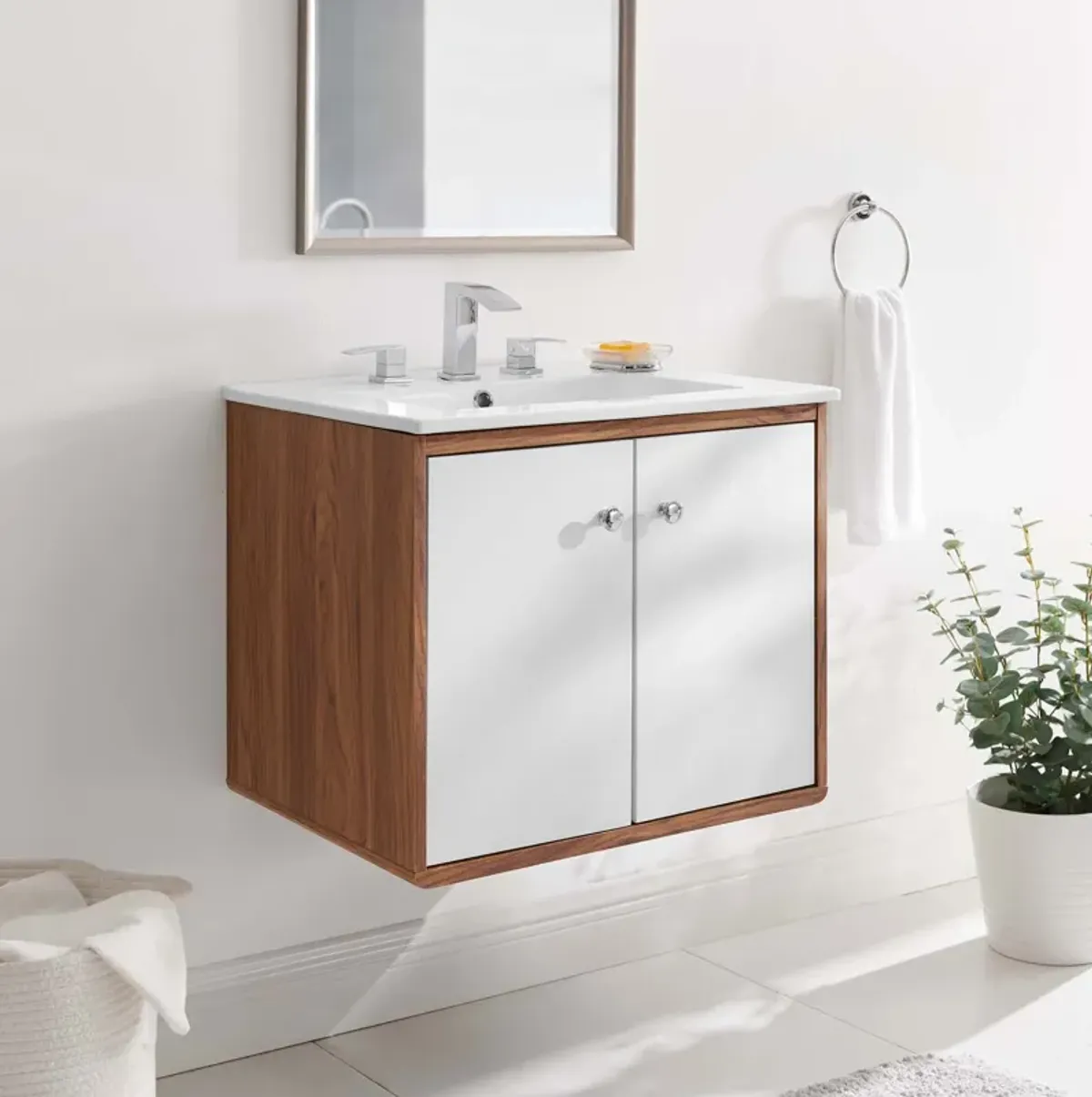 Transmit 24" 	Wall-Mount Bathroom Vanity