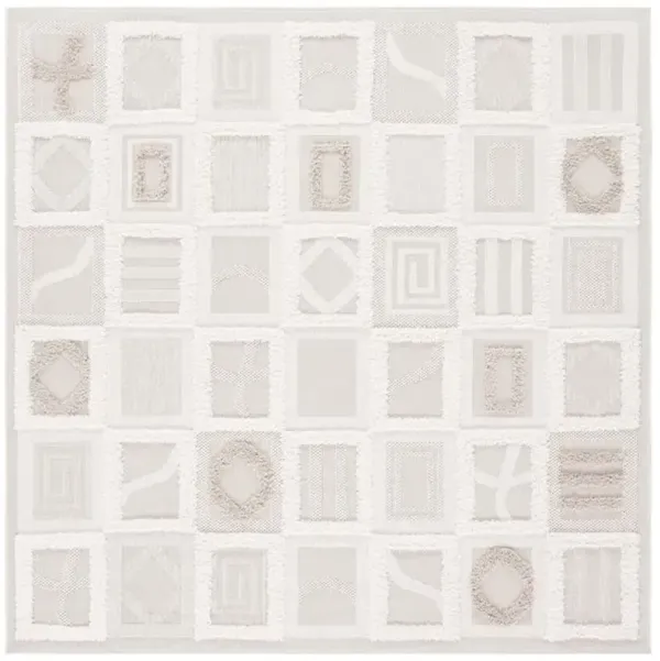TRENDS 108 Beige 6'-7' X 6'-7' Square Square Rug