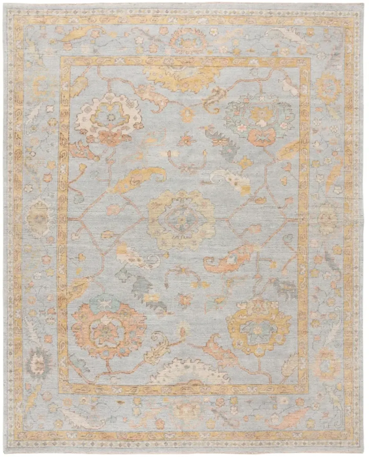 IZMIR 181 LIGHT BLUE  9' x 12' Large Rectangle Rug