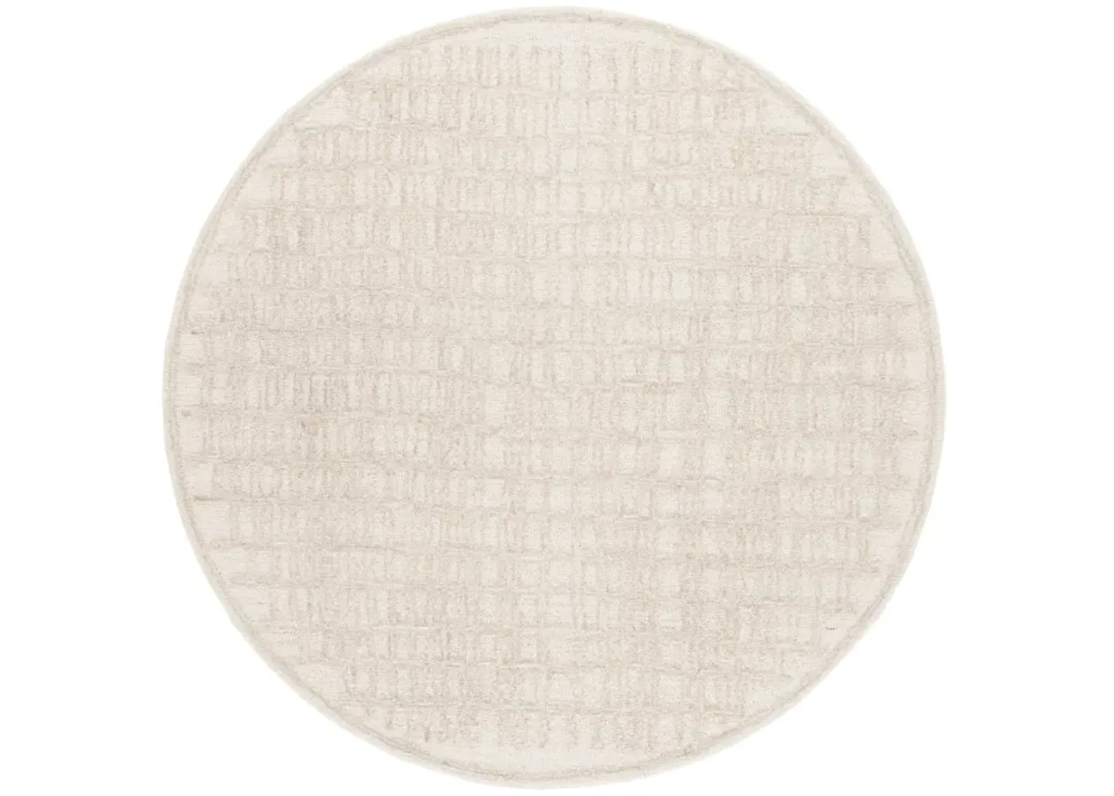 EBONY 219 IVORY  6' x 6' Round Round Rug