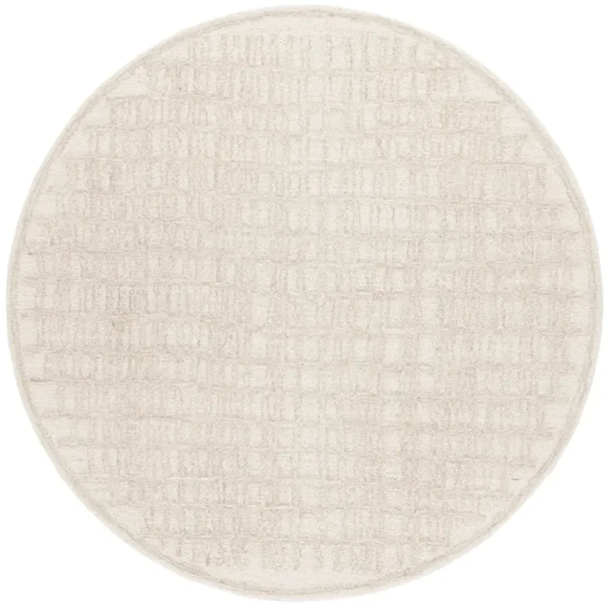 EBONY 219 IVORY  6' x 6' Round Round Rug