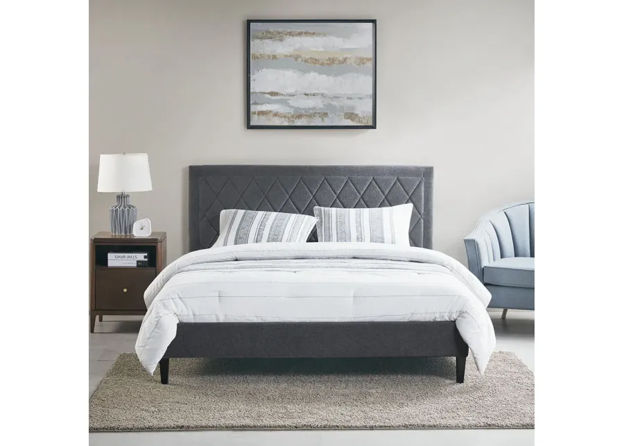 510 Design Rowen Charcoal Rowen King Platform Bed