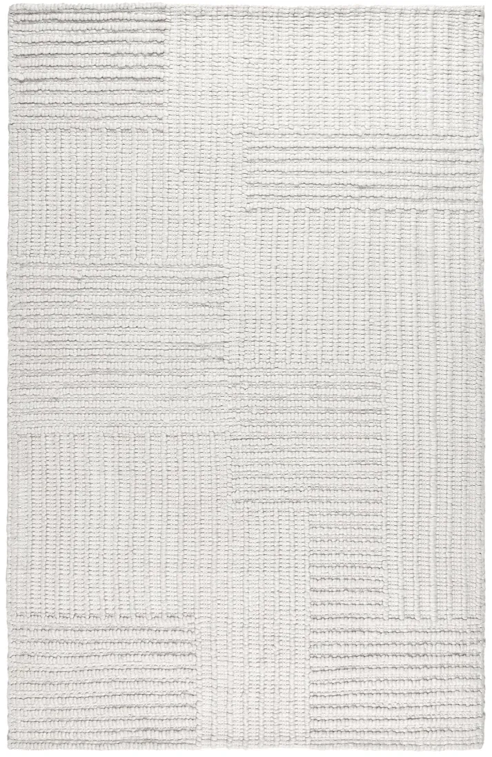 Clayton 9'x12' Recycled Fabric Handwoven Sustainable Ivory Accent Area Rug