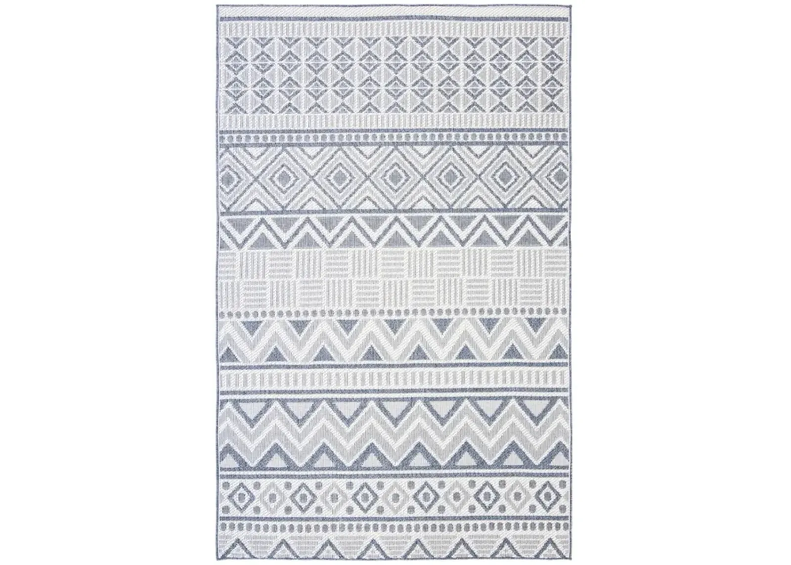 Safavieh BERMUDA 800 Collection BMU818A-9 Cream / Navy 9' X 12'