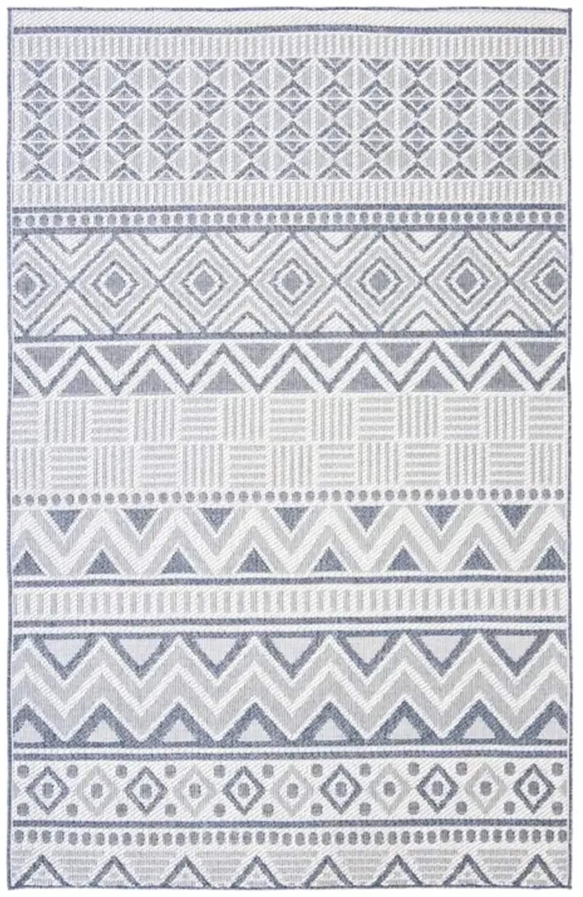 Safavieh BERMUDA 800 Collection BMU818A-9 Cream / Navy 9' X 12'