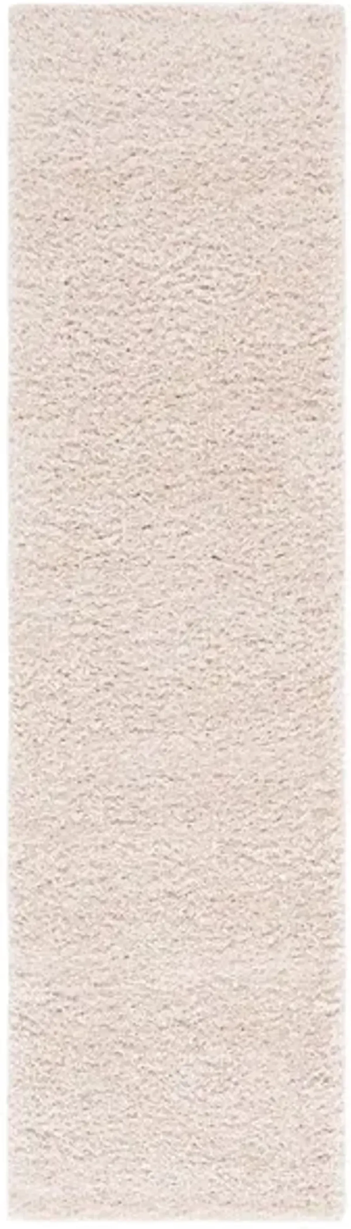 LINDSAY SHAG 560 Beige 2'-2' X 8' Runner Rug