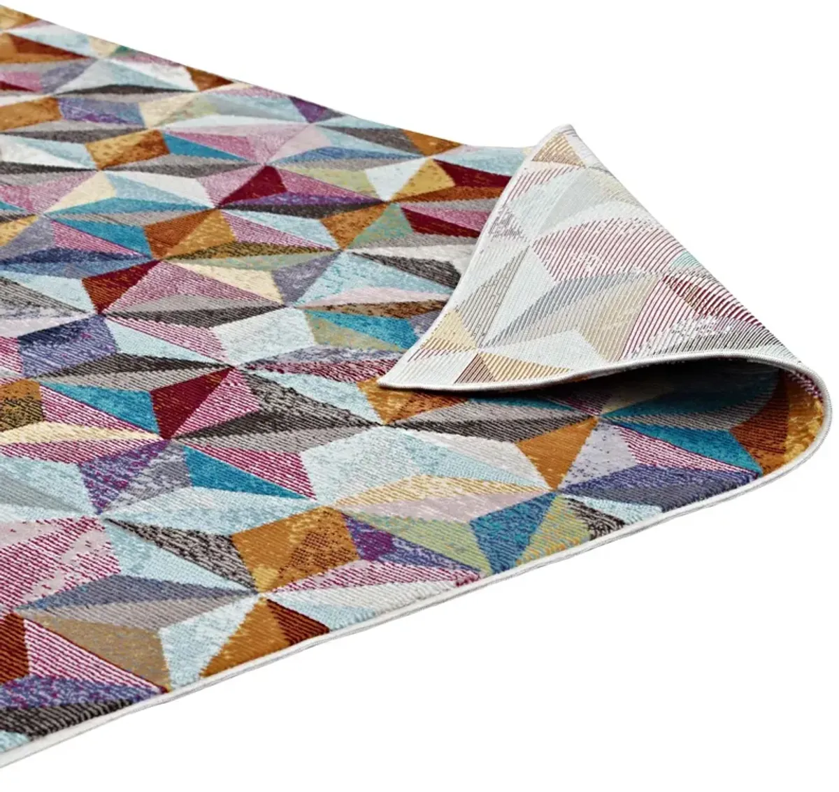 Arisa Geometric Hexagon Mosaic 4x6
 Area Rug