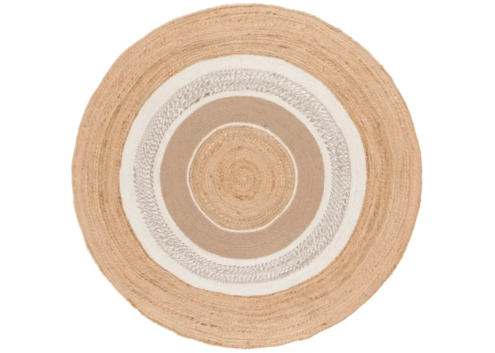 NATURAL FIBER 529 NATURAL  5' x 5' Round Round Rug