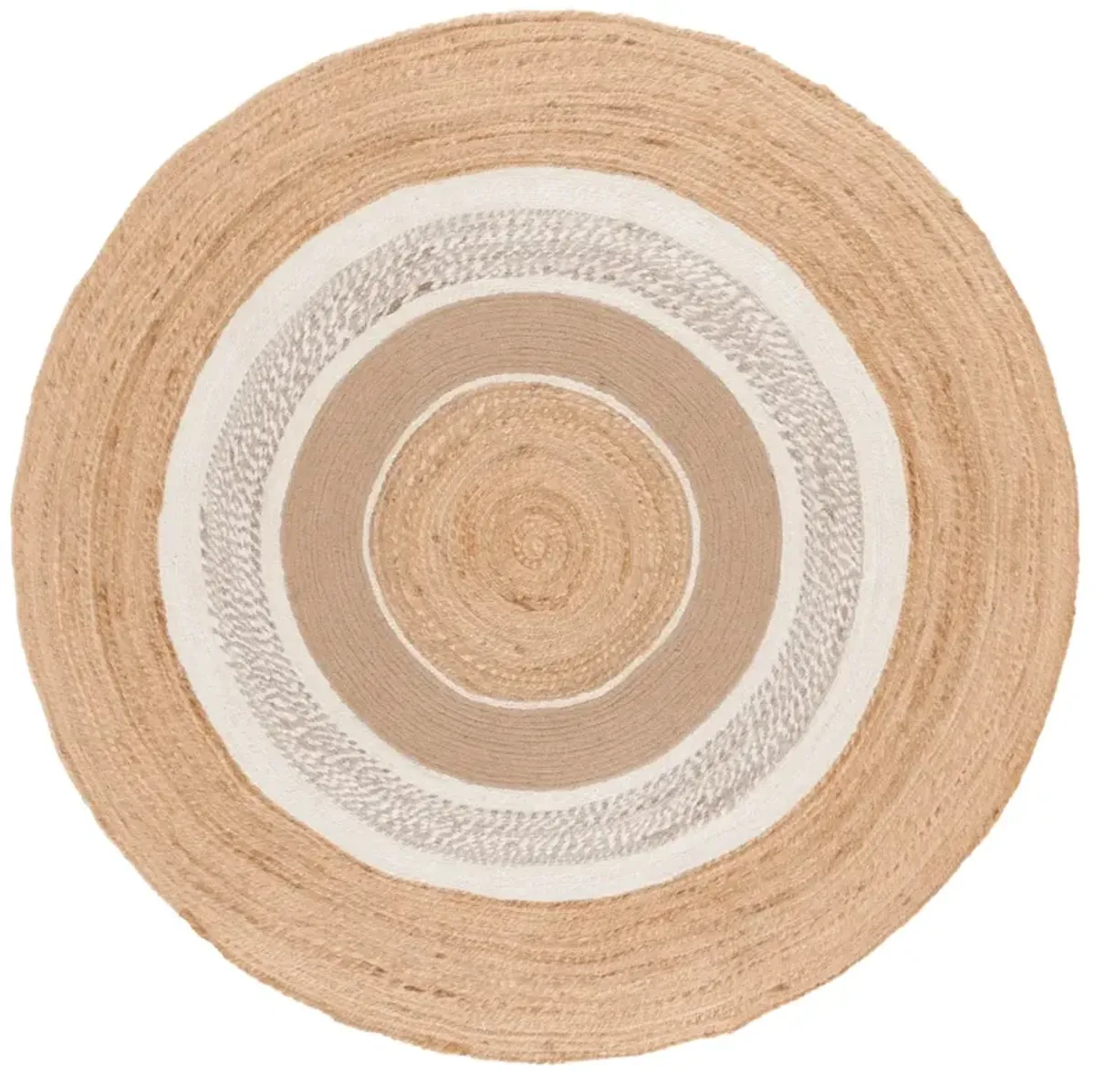 NATURAL FIBER 529 NATURAL  5' x 5' Round Round Rug