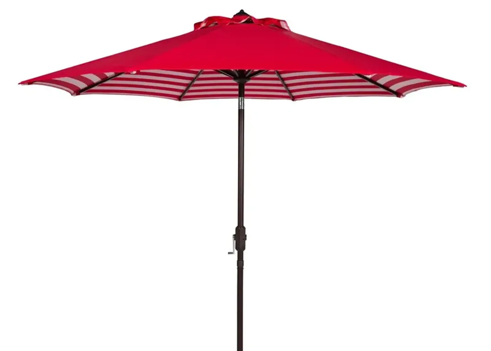 Athens inside Out Striped 9ft Crank Outdoor Auto Tilt Umbrella