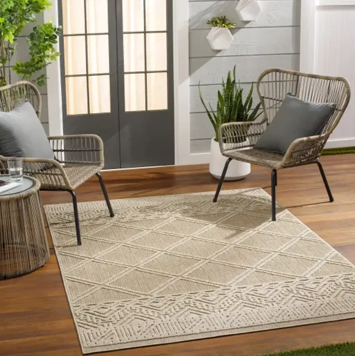 Rockport RPT-2305 2' x 2'11" Machine Woven Rug