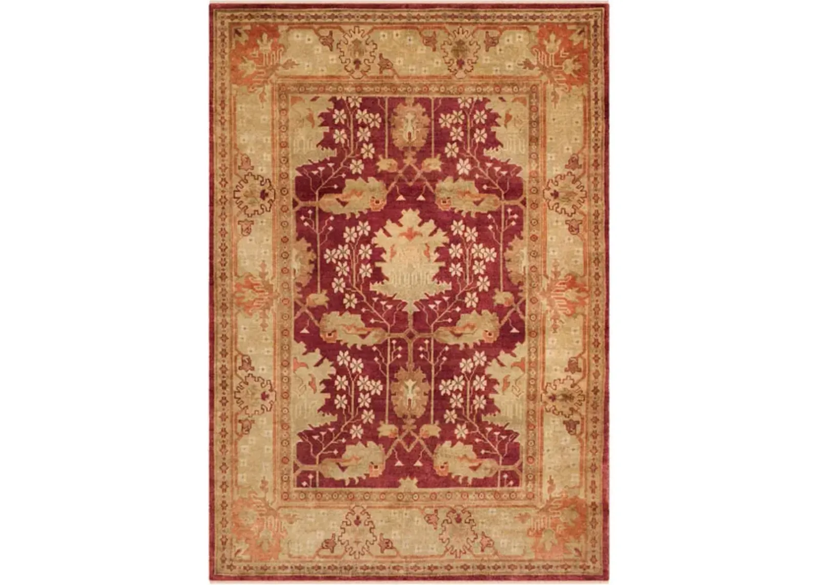 OSH108 Red  10' X 14' Large Rectangle Rug