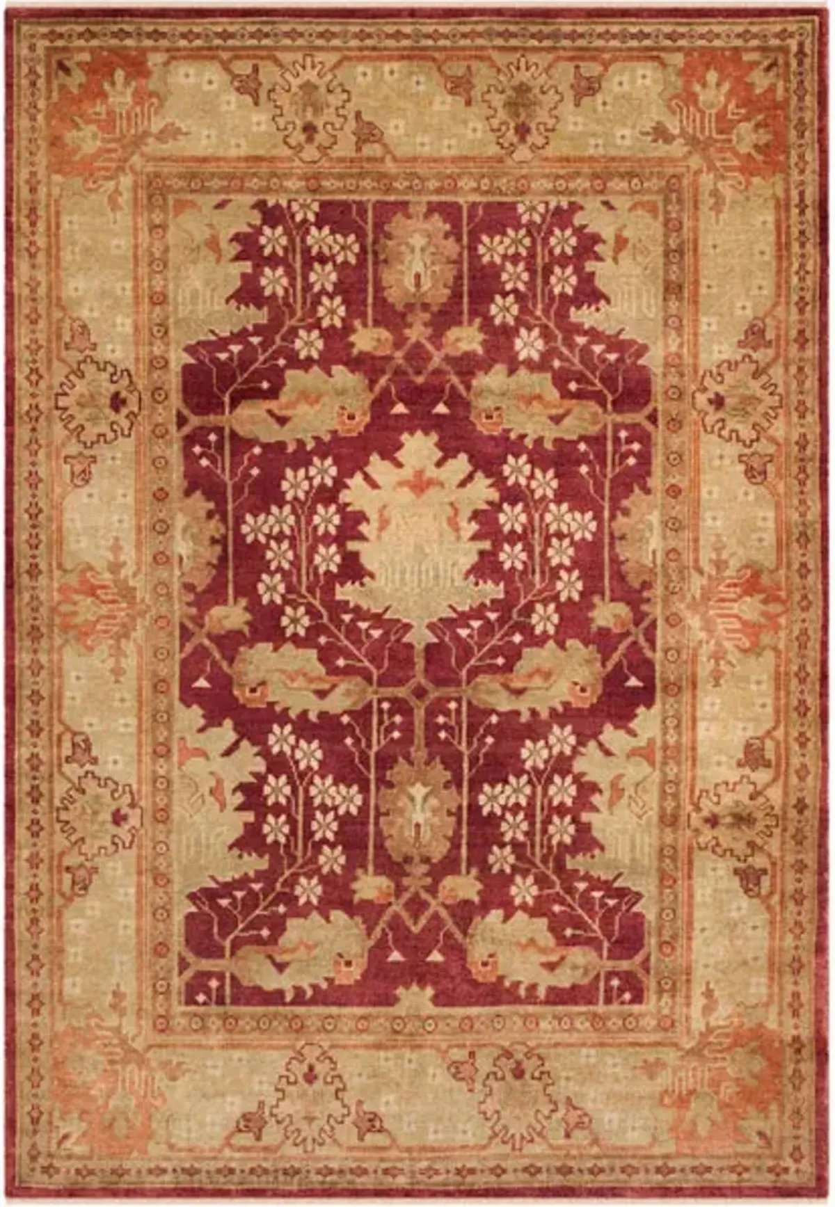 OSH108 Red  10' X 14' Large Rectangle Rug