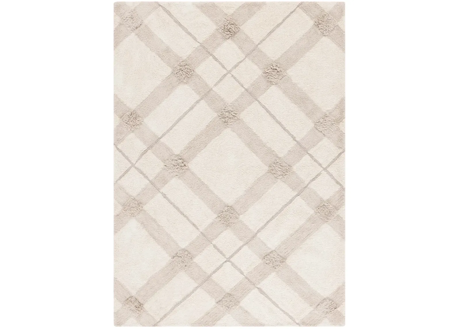 EASY CARE 215 IVORY  4' x 6' Small Rectangle Rug