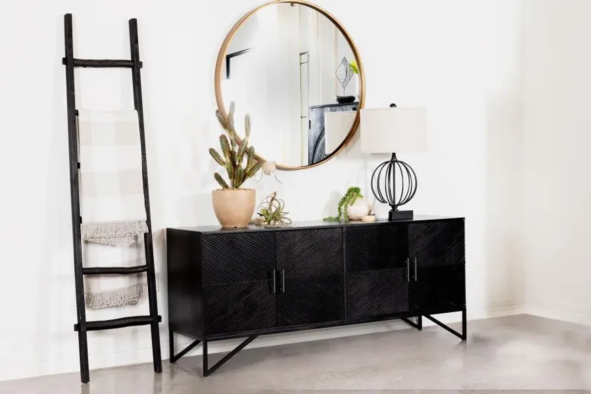 Aaliyah 4-Door Accent Cabinet