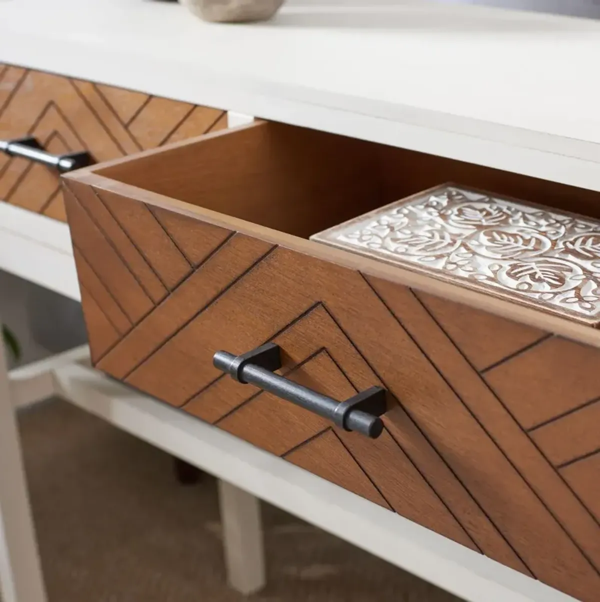 AJANA 2 DRAWER CONSOLE