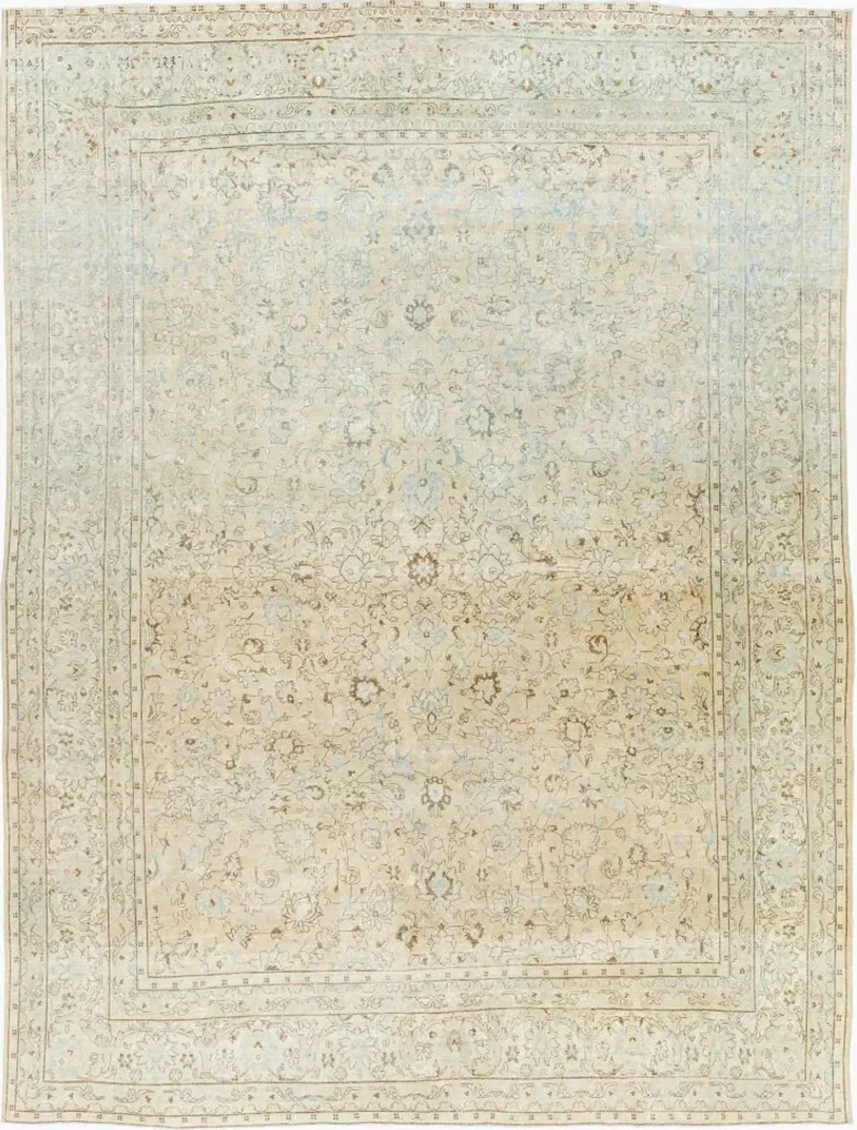 Antique One of a Kind AOOAK-1761 10'4" x 13'6" Handmade Rug