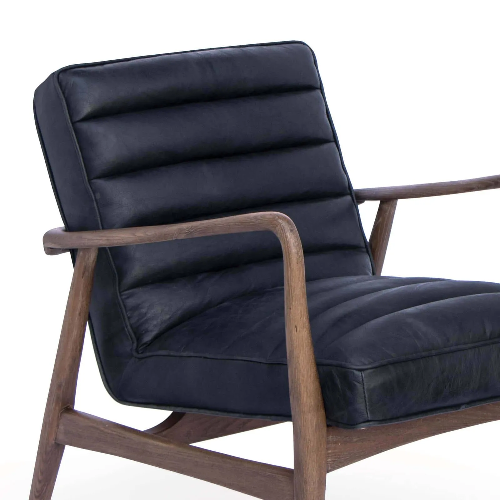 Piper Chair (Antique Black Leather)