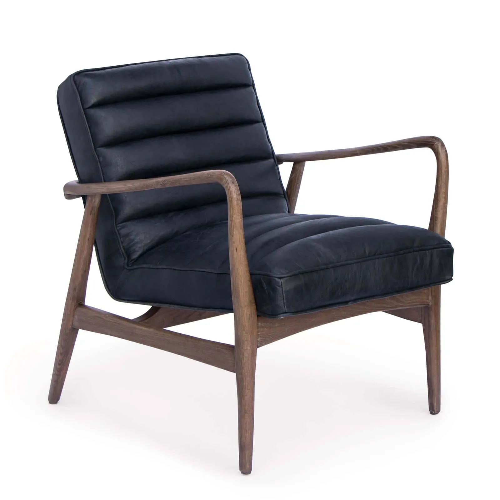 Piper Chair (Antique Black Leather)