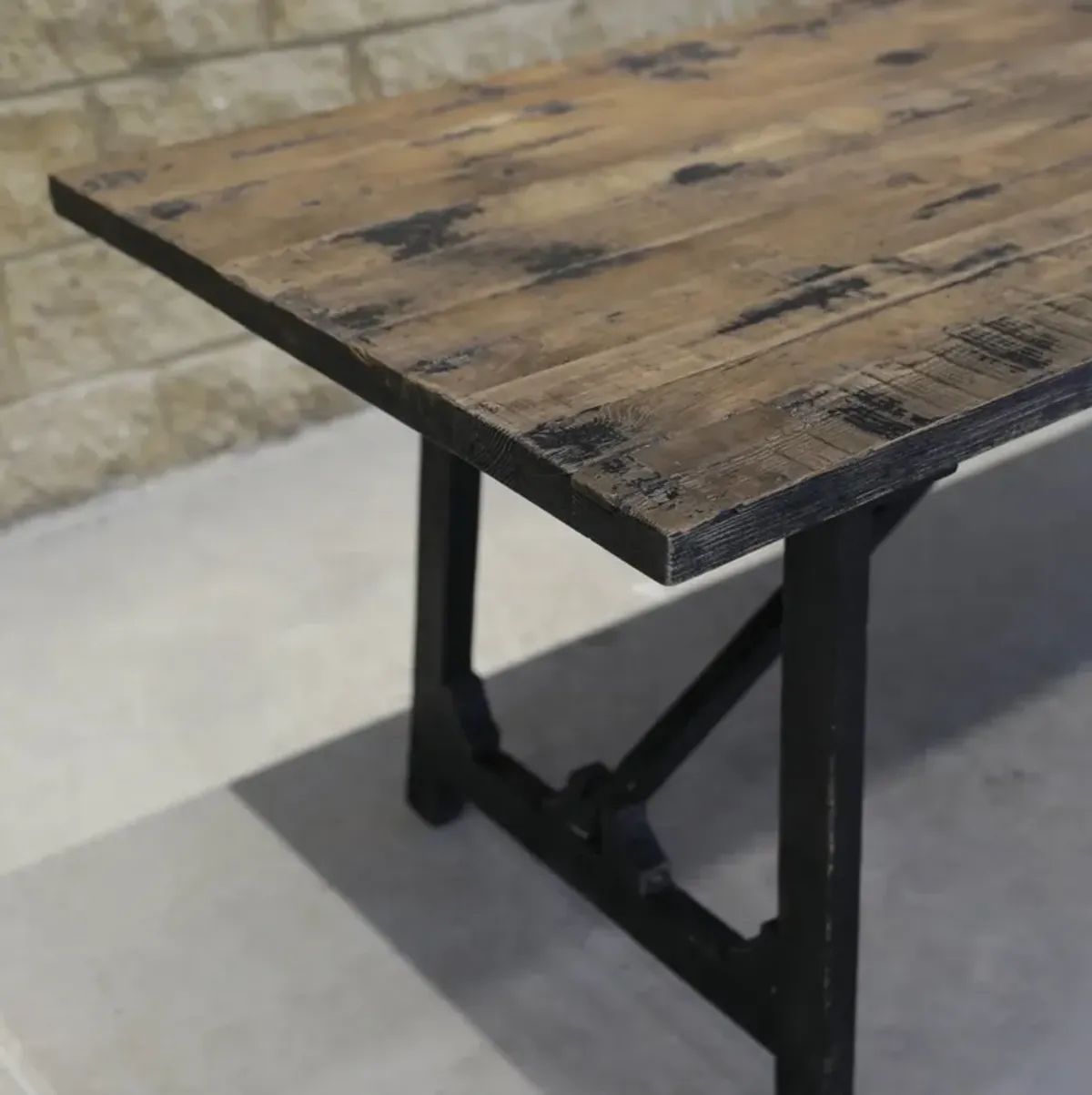 Renaissance Black Pine Dining Table