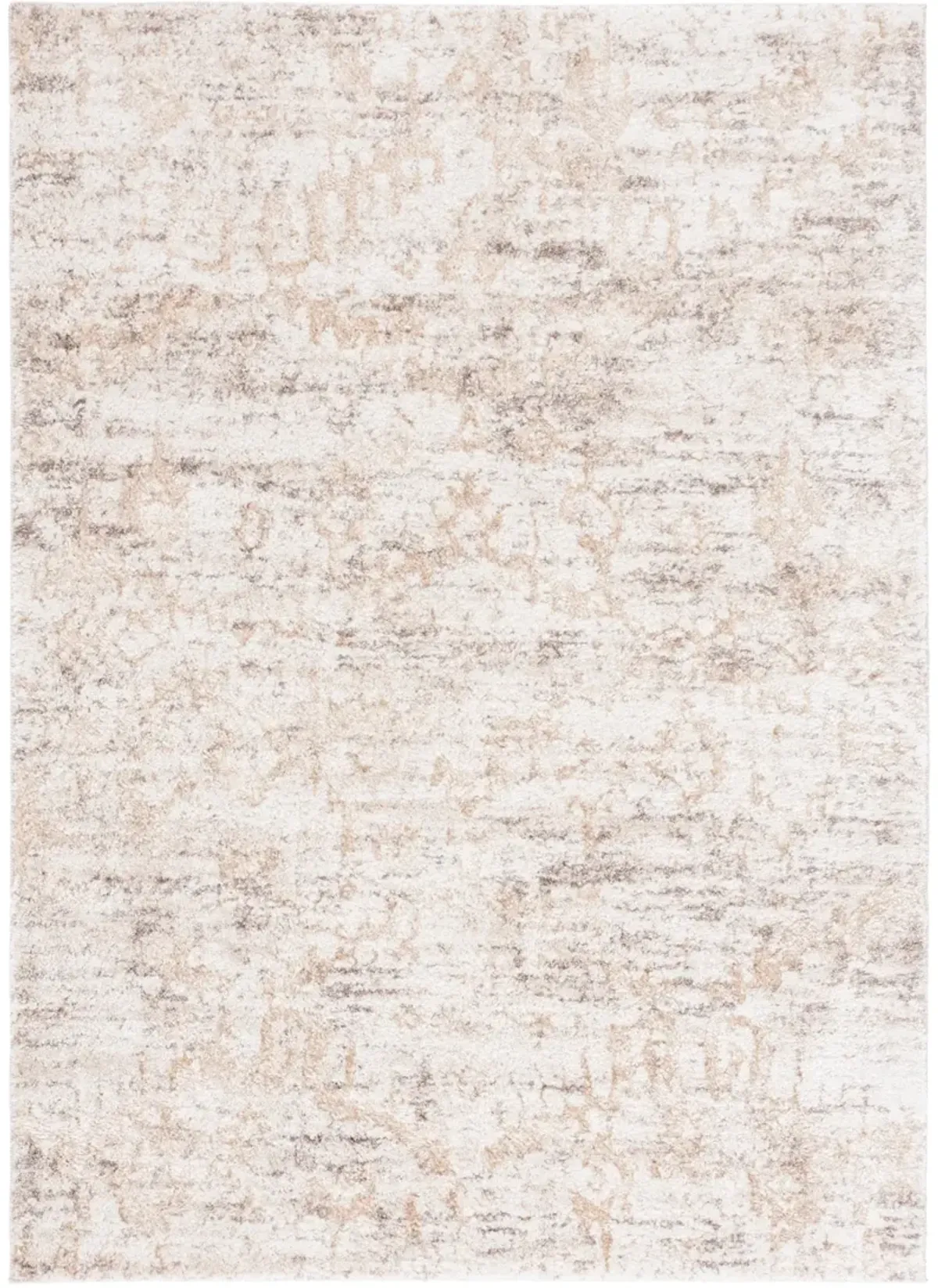 RAVINE SHAG 350 BEIGE  5'-3' x 7'-6' Medium Rectangle Rug