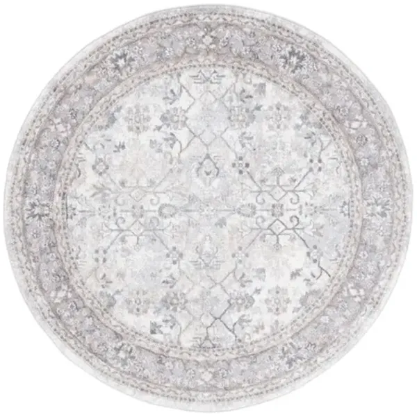 OPAL 462 Grey 6'-7' X 6'-7' Round Round Rug