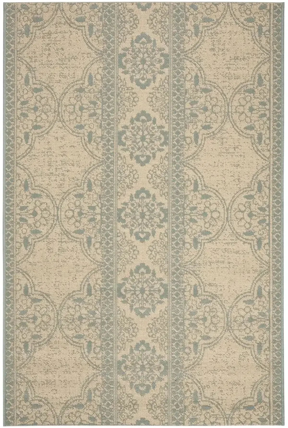 BEACH HOUSE 174 Blue 4' X 4' Square Square Rug