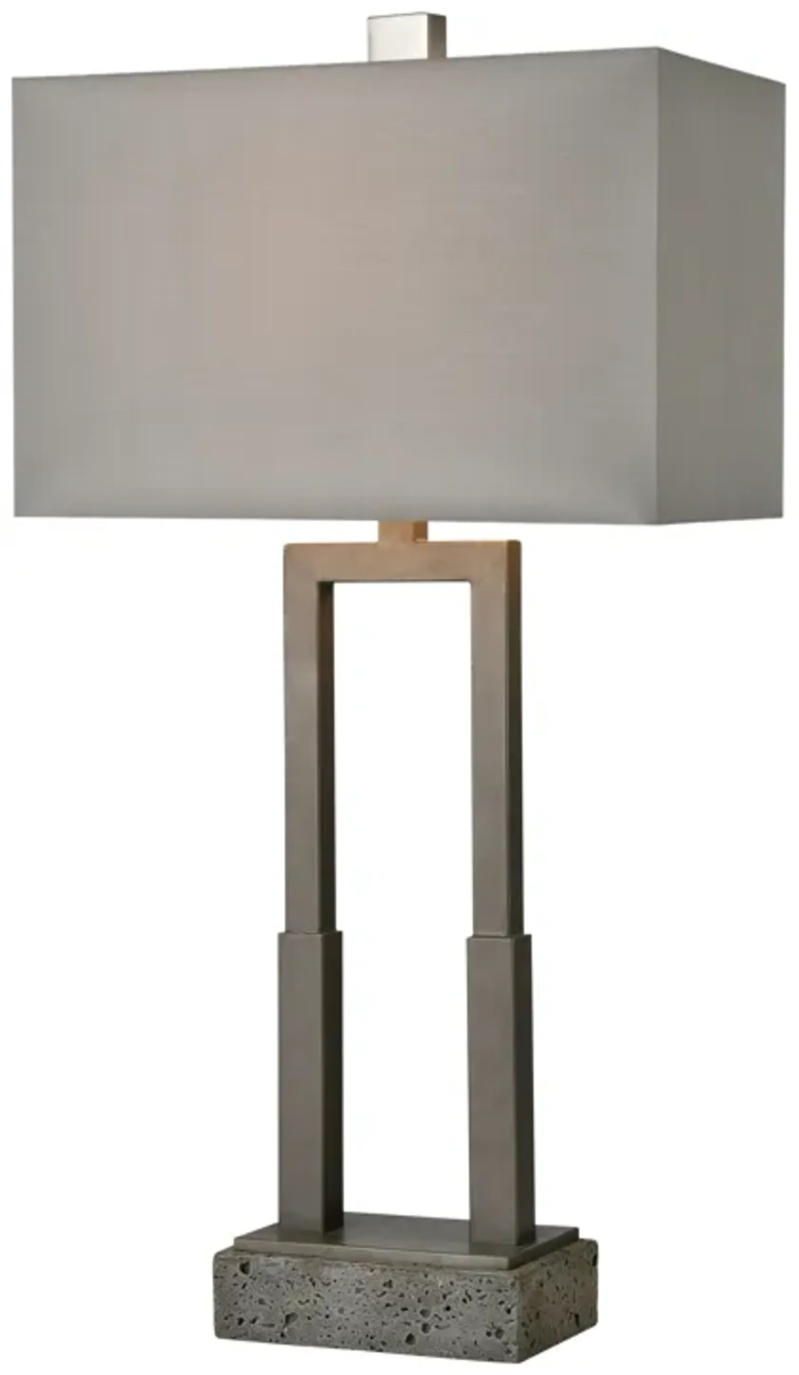 Courier 32'' High 1-Light Table Lamp - Pewter - Includes LED Bulb