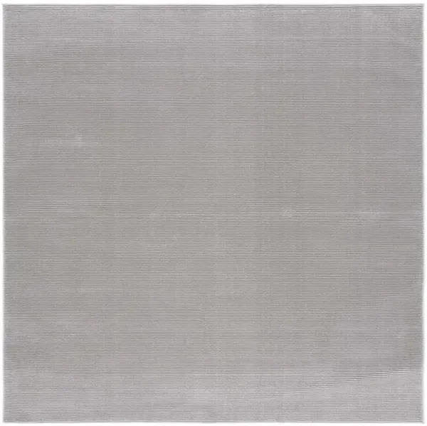REVIVE 102 Grey 6'-7' X 6'-7' Square Square Rug