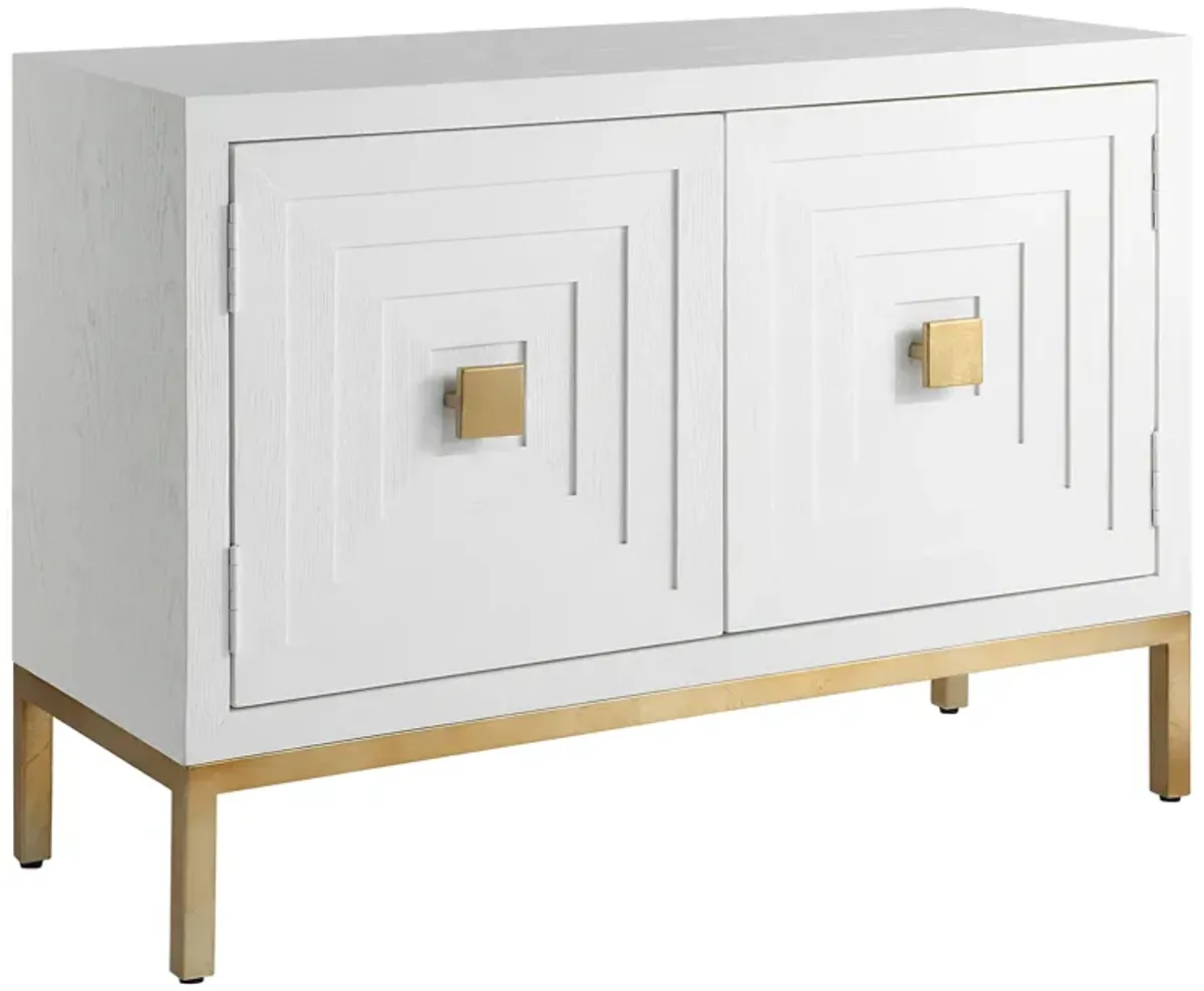 Aiken White 2 Door Cabinet