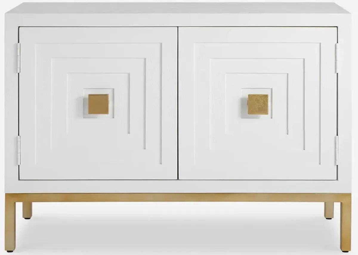 Aiken White 2 Door Cabinet