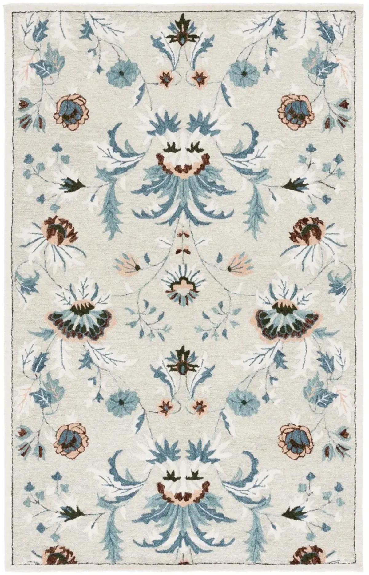 BLOSSOM 572 SAGE  4' x 6' Small Rectangle Rug