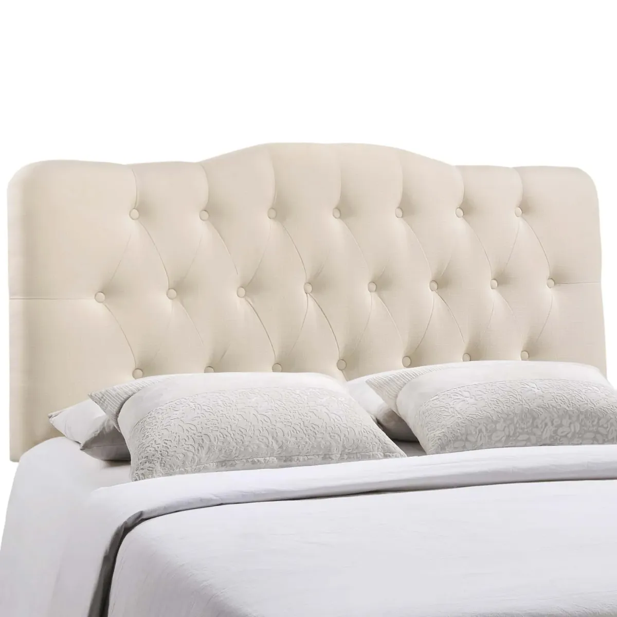 Annabel King Upholstered Fabric Headboard