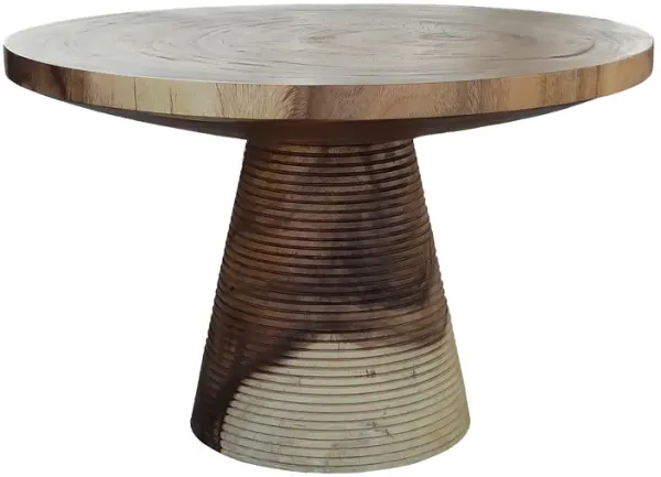 Wood,27x18 Coffee Table W/ribbed Base,natural/2bx