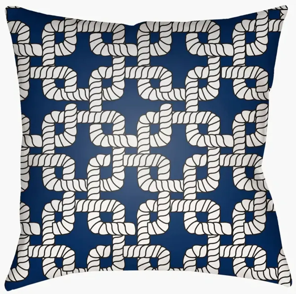 Rope II LAKE-007 20"L x 20"W Accent Pillow
