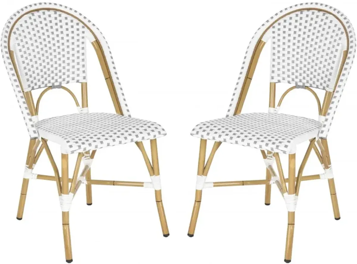 Salcha Indoor-Outdoor French Bistro  Side Chair - Set of 2