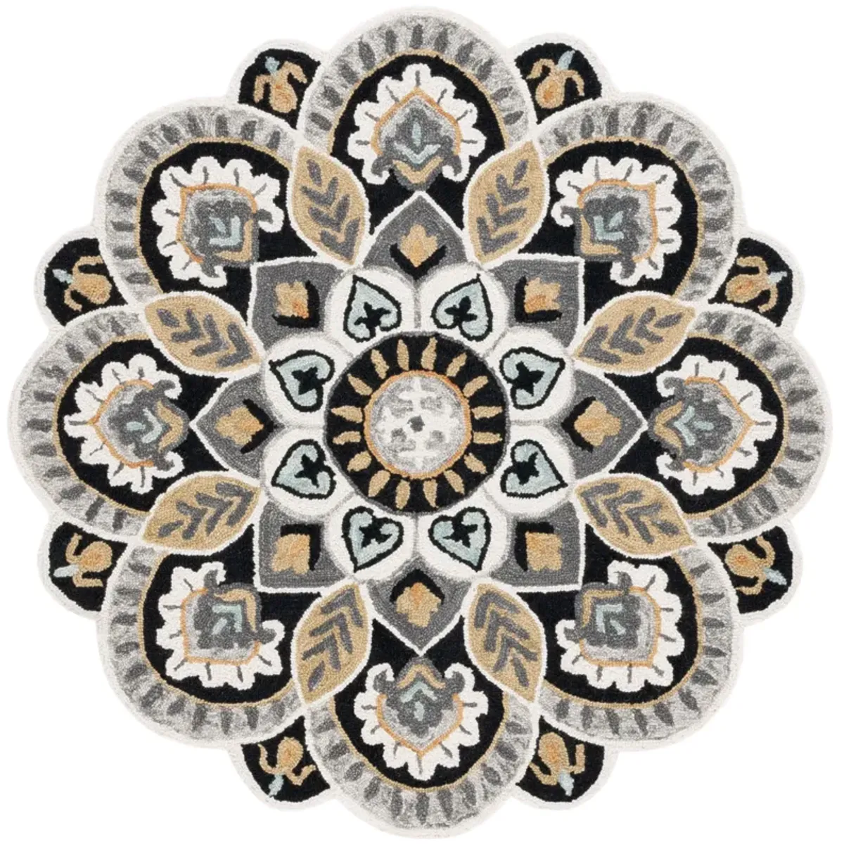 NOVELTY Hand Tufted 4' x 4' Round area rug