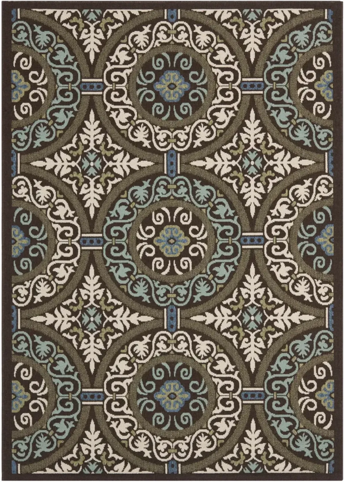 VERANDA 055 CHOCOLATE  2' x 3'-7' Accent Rug