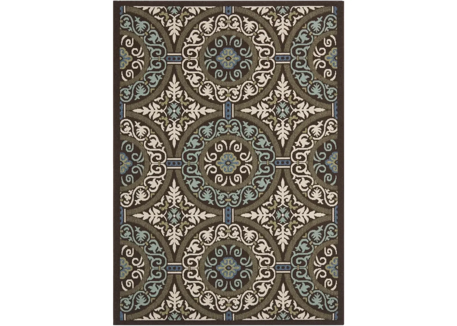 VERANDA 055 CHOCOLATE  2' x 3'-7' Accent Rug