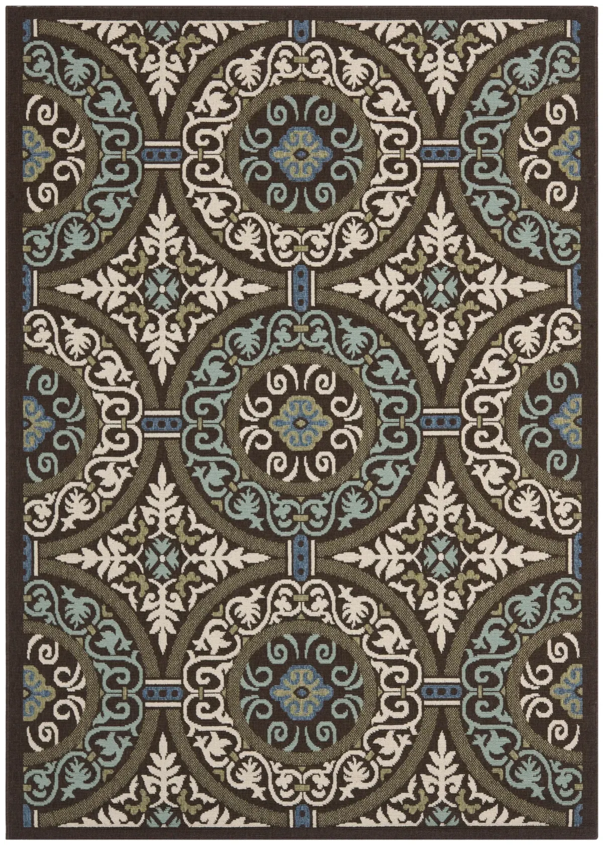 VERANDA 055 CHOCOLATE  2' x 3'-7' Accent Rug