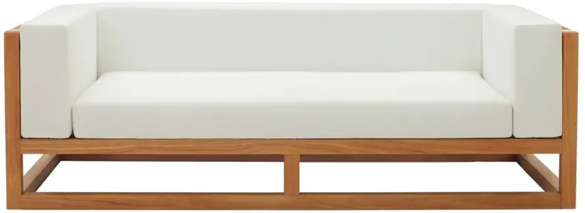 Newbury Accent Lounge Outdoor Patio Premium Grade A Teak Wood Sofa