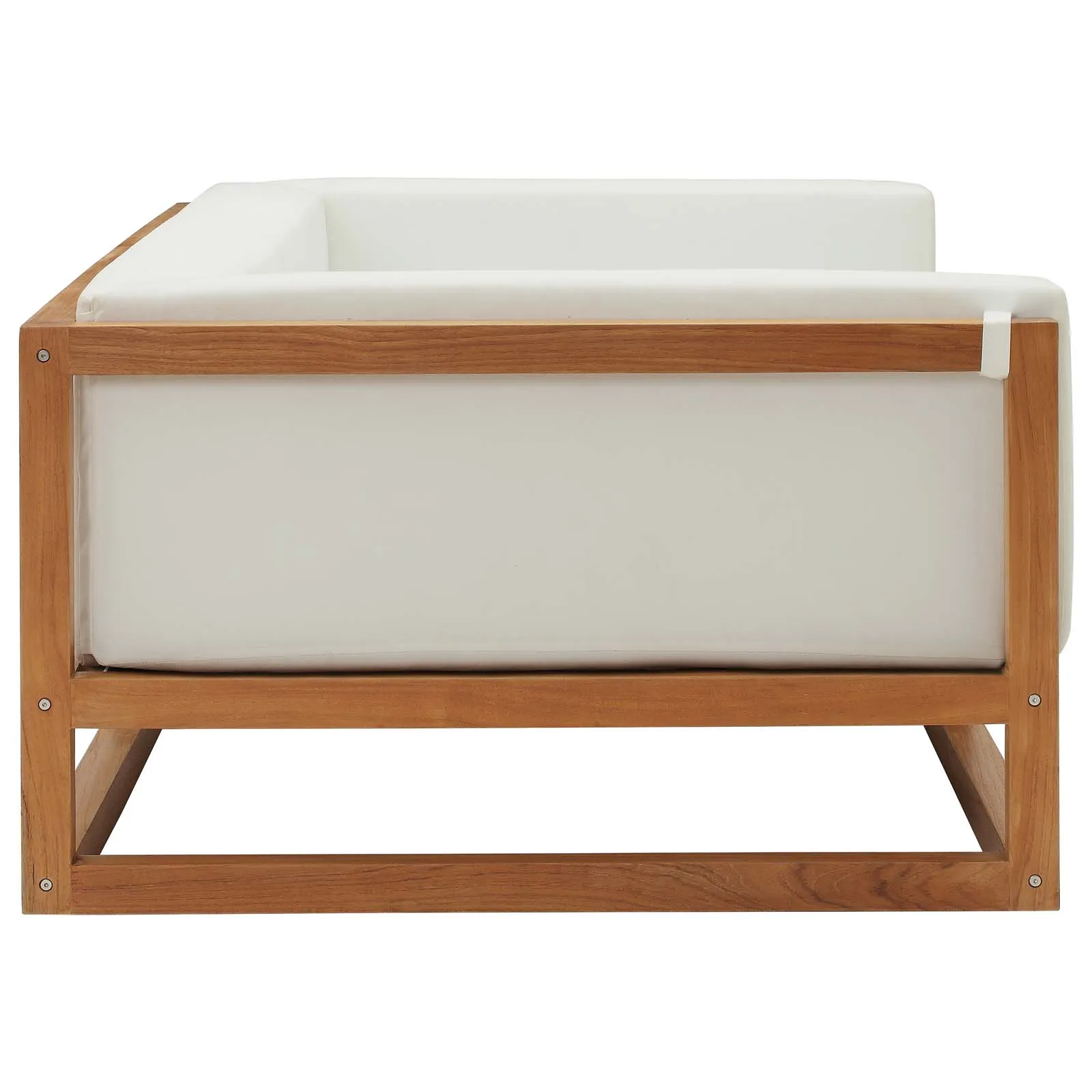 Newbury Accent Lounge Outdoor Patio Premium Grade A Teak Wood Sofa