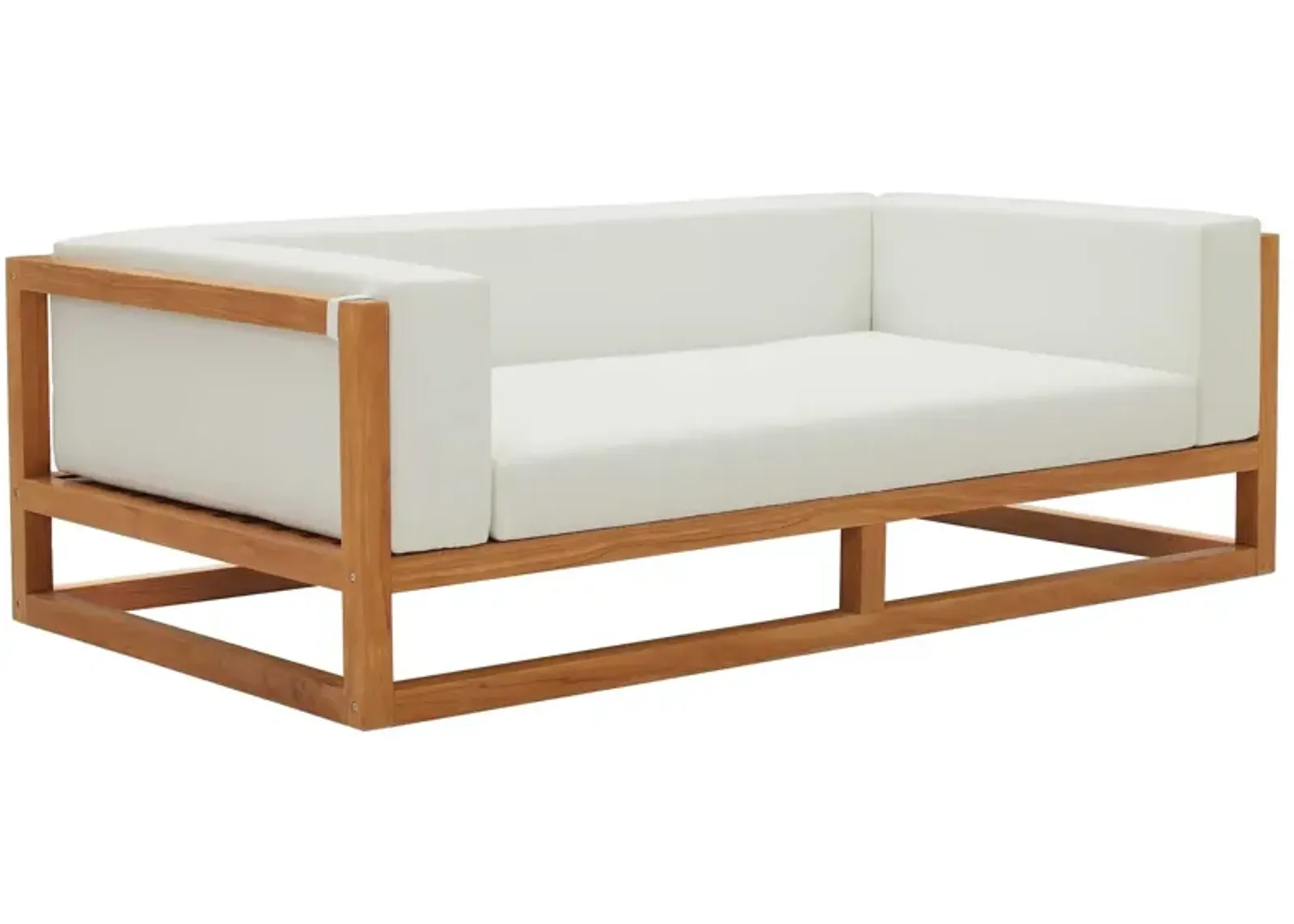 Newbury Accent Lounge Outdoor Patio Premium Grade A Teak Wood Sofa