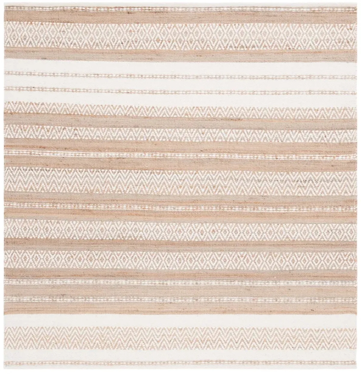 KILIM Hand Woven 6' x 6' Square area rug