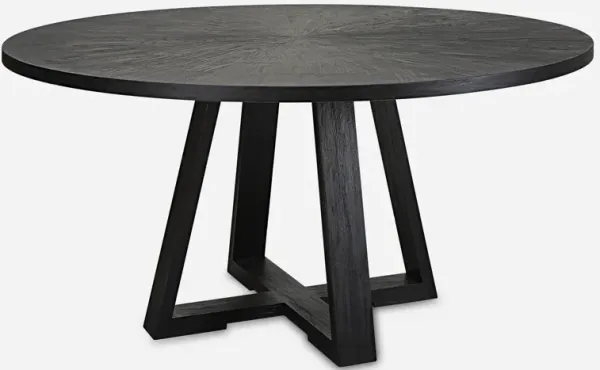 Gidran Round Black Dining Table